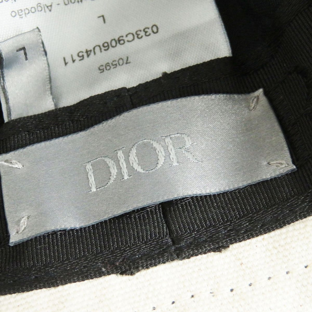 Discounted Great DIOR hat black cotton mens L