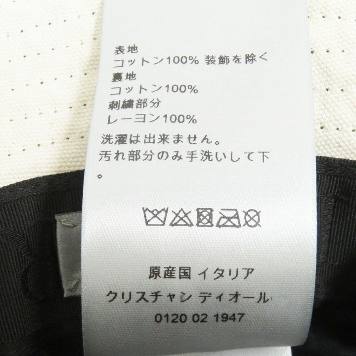 Discounted Great DIOR hat black cotton mens L