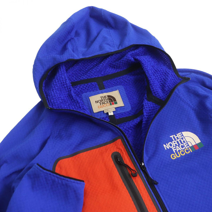 Discounted GUCCI×THE NORTH FACE hoodie blue polyester mens M