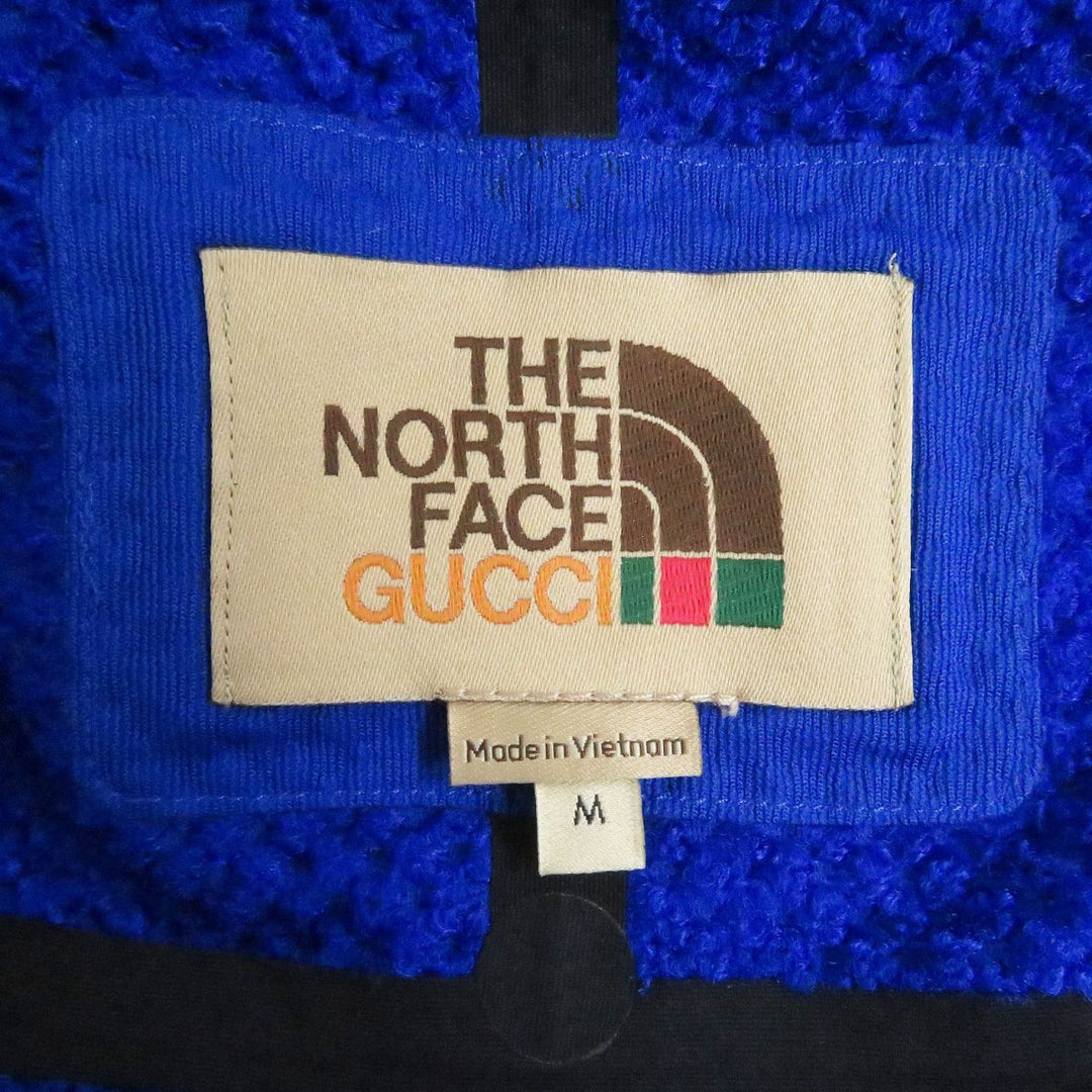 Discounted GUCCI×THE NORTH FACE hoodie blue polyester mens M
