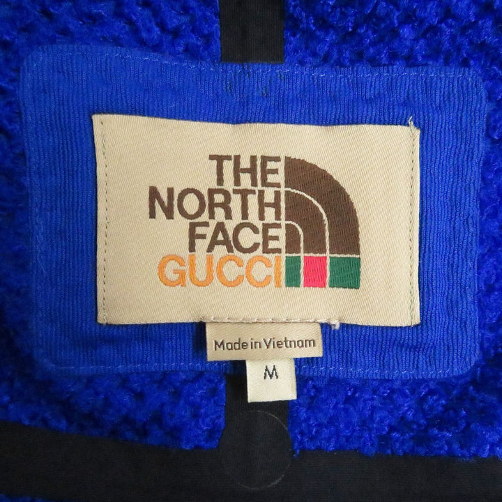 Discounted GUCCI×THE NORTH FACE hoodie blue polyester mens M