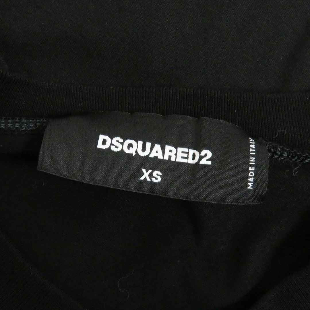 Discounted Great DSQUARED2 T-shirt black cotton mens XS