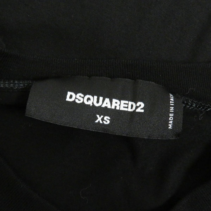 Discounted Great DSQUARED2 T-shirt black cotton mens XS