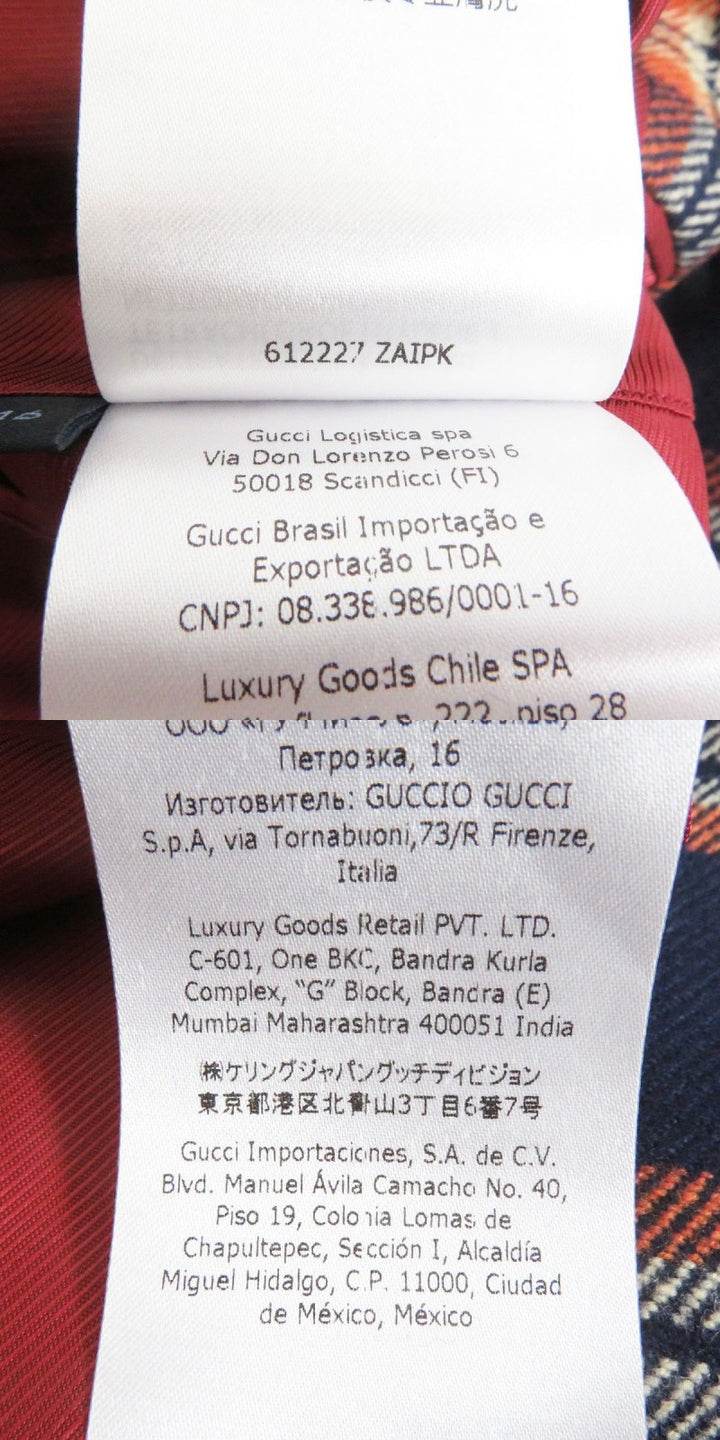 Discounted 
 Pristine GUCCI Jacket Navy cashmere mens 46