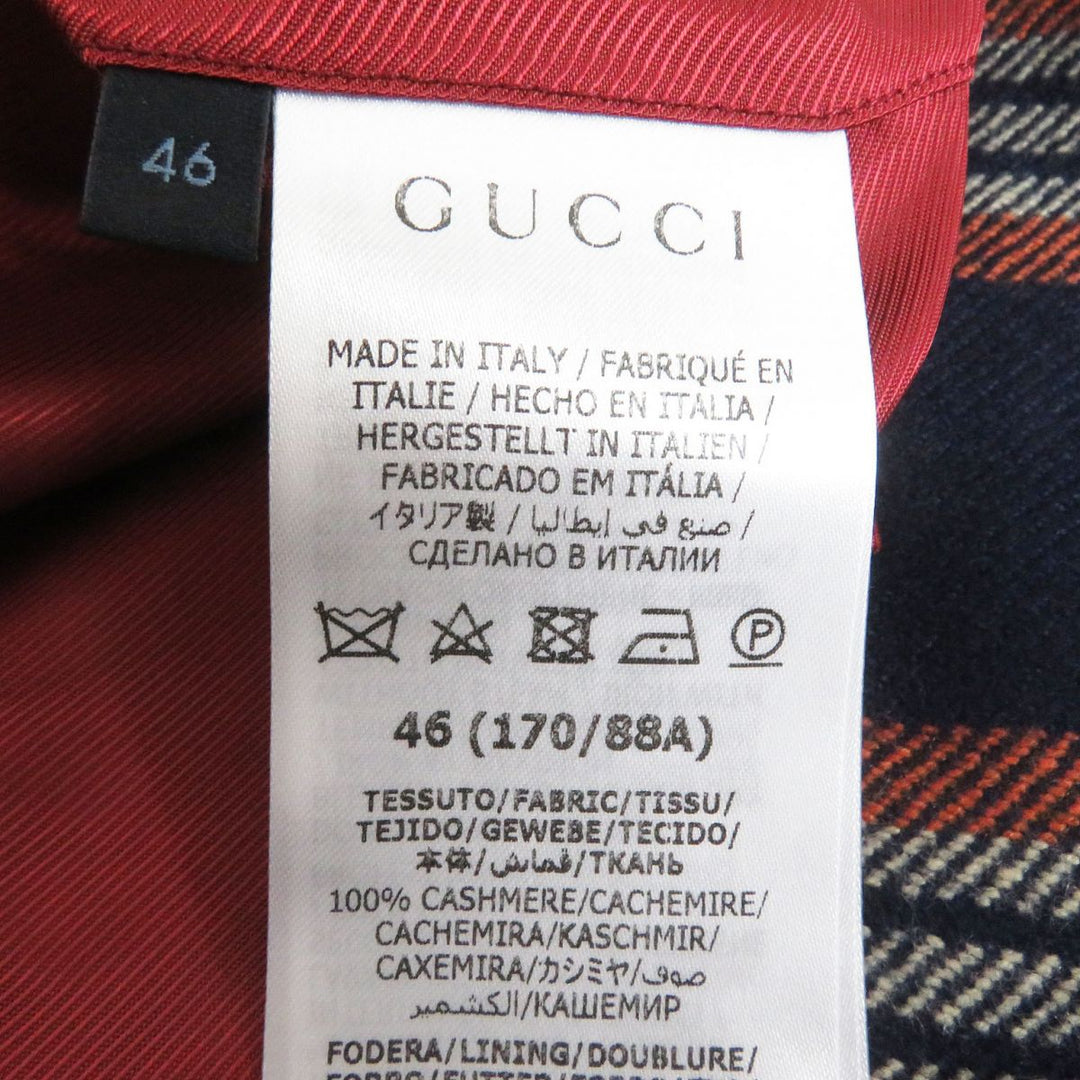Discounted 
 Pristine GUCCI Jacket Navy cashmere mens 46