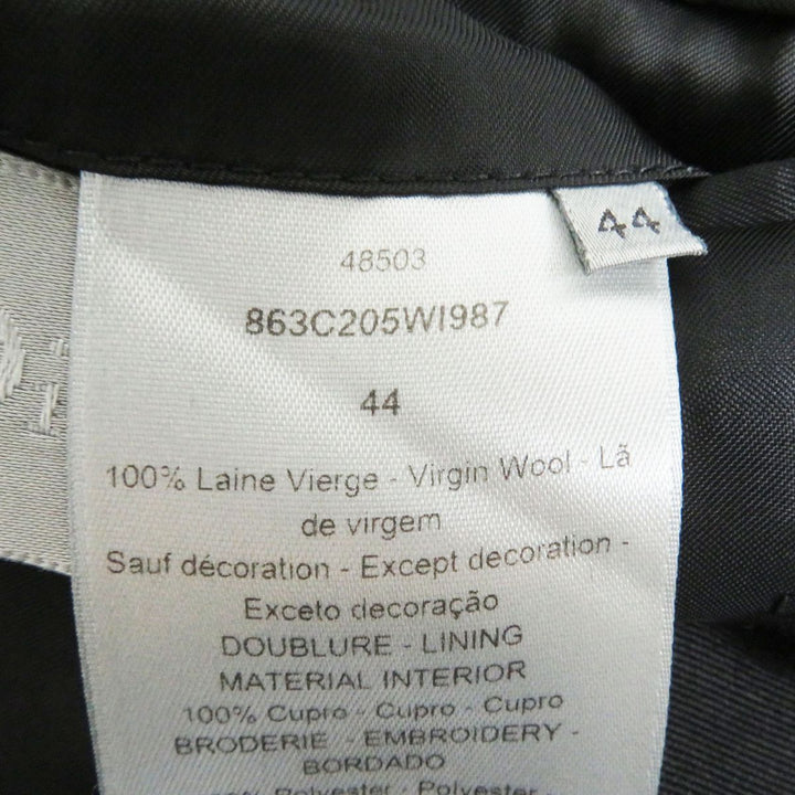 Discounted Great Dior HOMME tailored jacket black wool mens 44