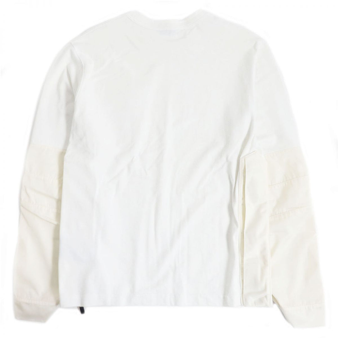 Sacai T-shirt white cotton mens M