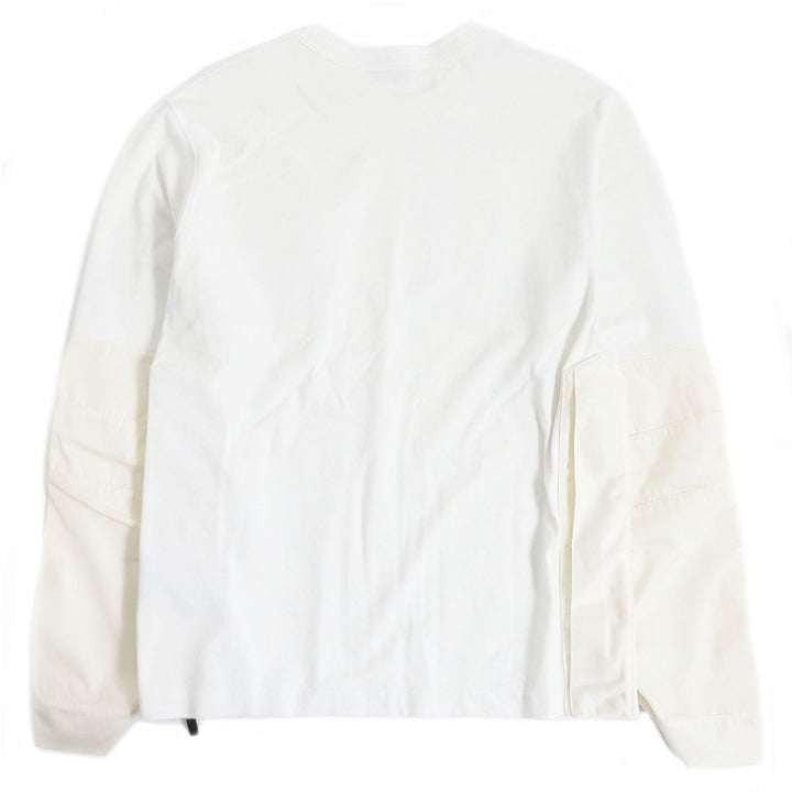 Sacai T-shirt white cotton mens M