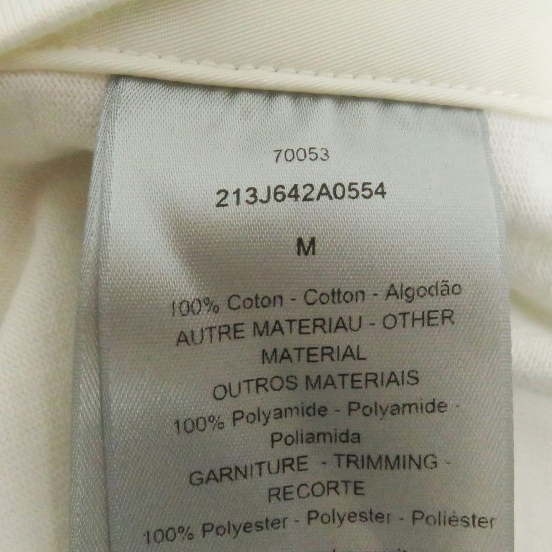 Sacai T-shirt white cotton mens M