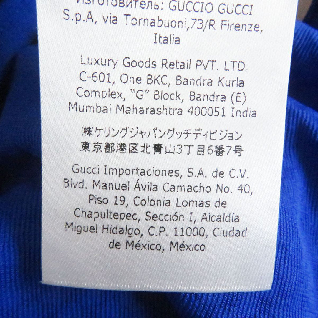Discounted GUCCI hoodie blue polyester mens M