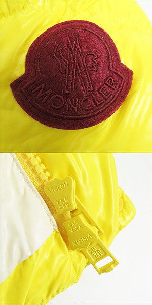 Discounted Excellent MONCLER Down jacket yellow Nylon mens 1