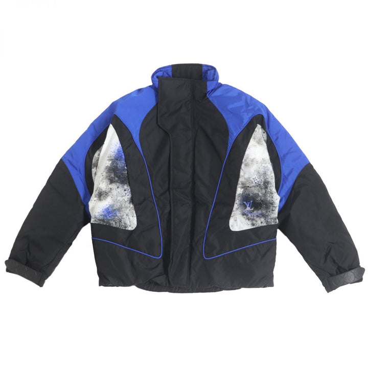 Discounted Excellent LOUIS VUITTON Blouson Black x blue Nylon mens 48