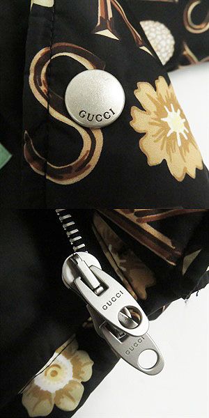 Discounted GUCCI Down vest Black series Nylon mens 50