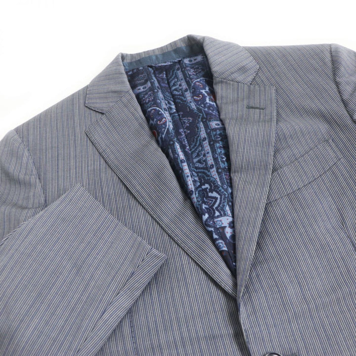 Discounted ETRO suit Navy system mens 44