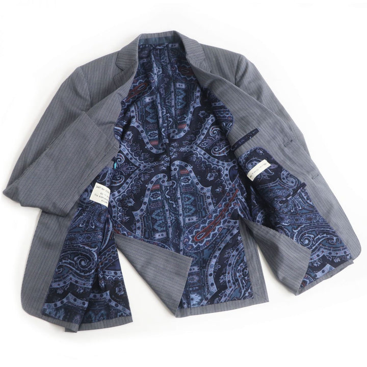 Discounted ETRO suit Navy system mens 44