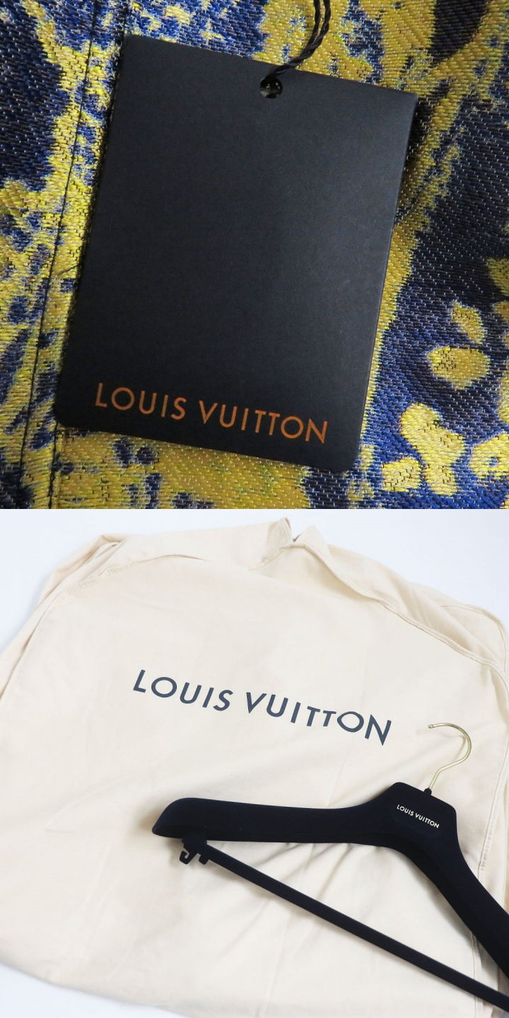 Discounted LOUIS VUITTON trench coat Navy multicolor polyester mens 50