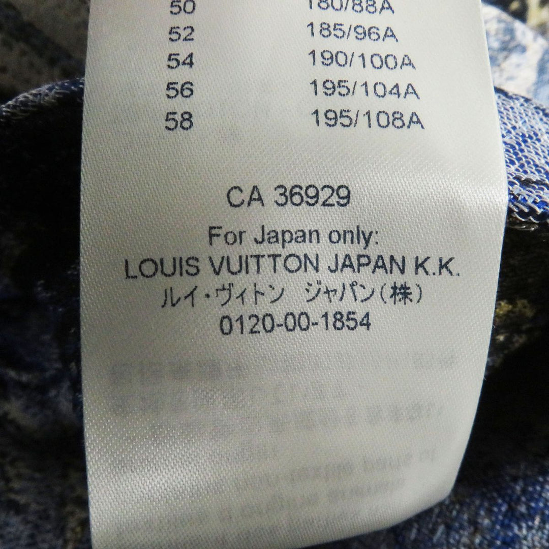 Discounted LOUIS VUITTON trench coat Navy multicolor polyester mens 50