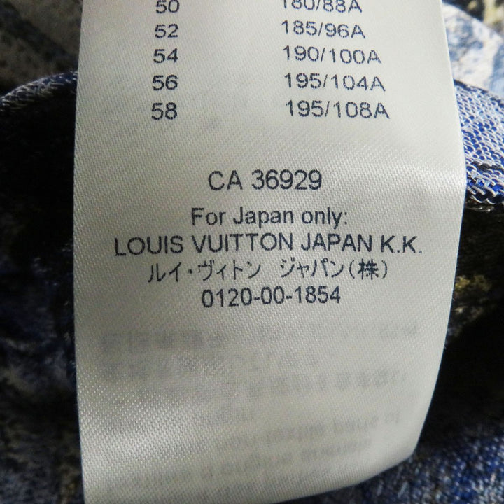 Discounted LOUIS VUITTON trench coat Navy multicolor polyester mens 50